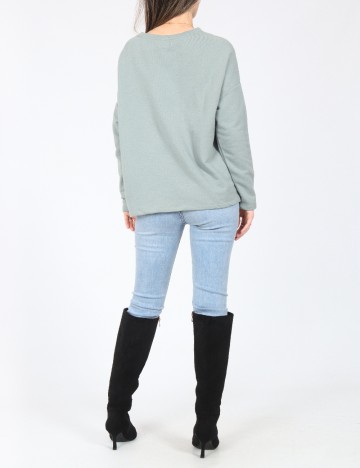 Bluza Pull&Bear, verde