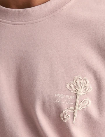 Tricou Jack&Jones, roz pudra