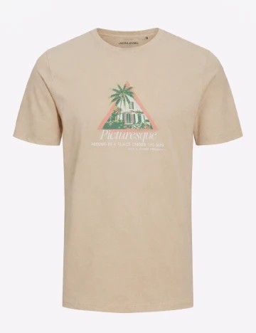 Tricou Jack&Jones, bej