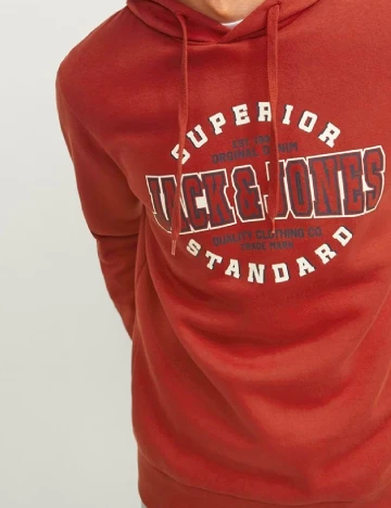 Hanorac Jack&Jones, caramiziu