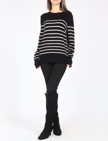 Bluza C&A, negru/alb