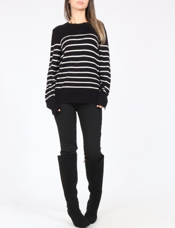 Bluza C&A, negru/alb