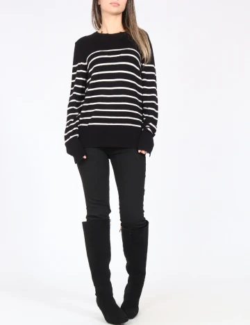 Bluza C&A, negru/alb