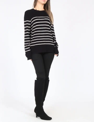 Bluza C&A, negru/alb