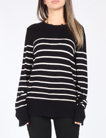 Bluza C&A, negru/alb