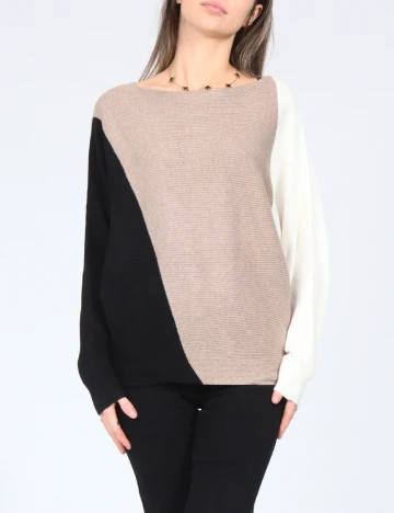 Bluza C&A, maro/negru