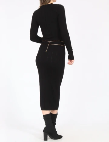 Rochie medie Elisabetta Franchi, negru