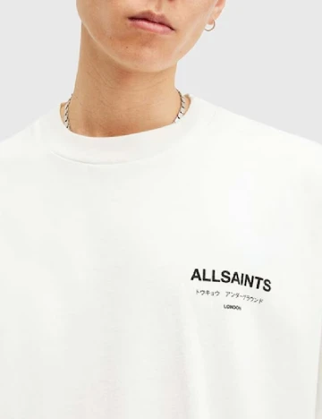 Tricou Oversize ALLSAINTS, alb