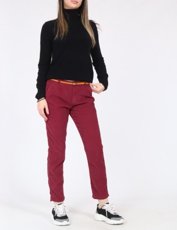 Pantaloni Zara, grena