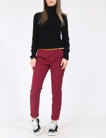 Pantaloni Zara, grena