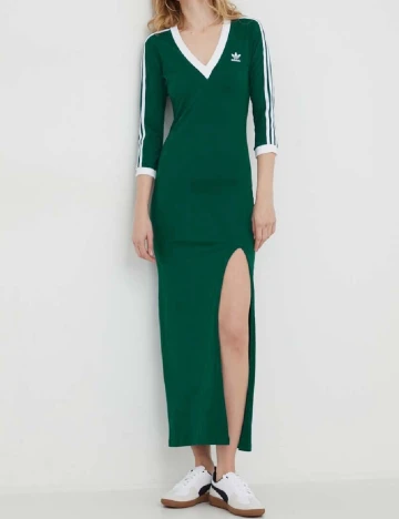 Rochie lunga Adidas, verde