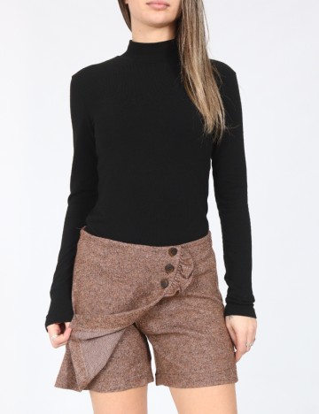 Fusta pantalon Zara, maro