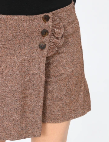 Fusta pantalon Zara, maro