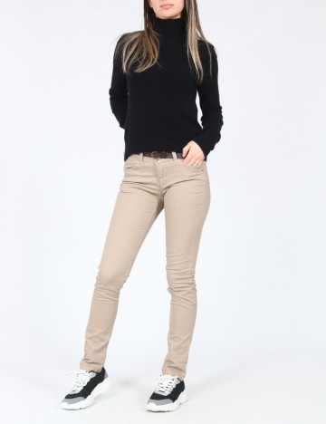 Pantaloni Zara, crem