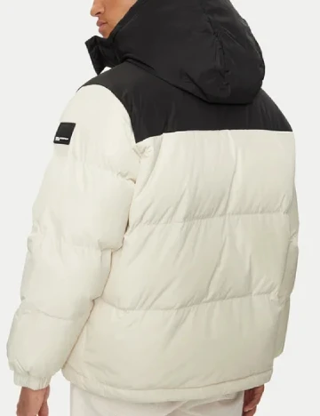 Geaca Karl Lagerfeld Jeans, ecru