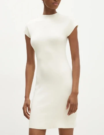 Rochie scurta Answear LAB, alb