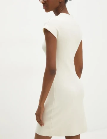 Rochie scurta Answear LAB, alb