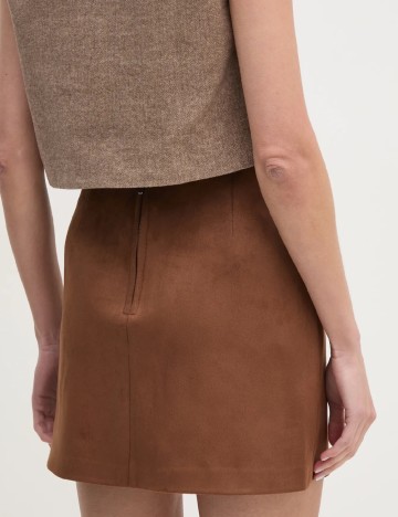 Fusta Answear LAB, maro