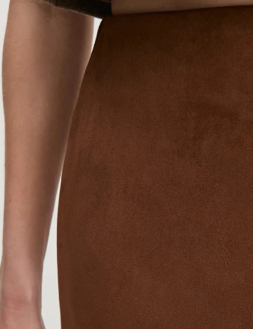 Fusta Answear LAB, maro