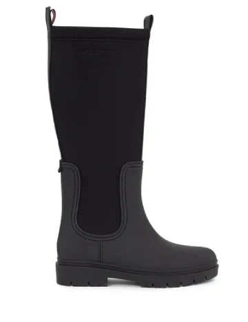 Cizme de ploaie Tommy Jeans, negru/gri