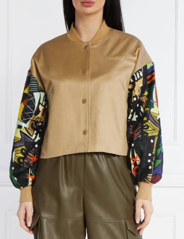 Jacheta Desigual, maro/mix culori