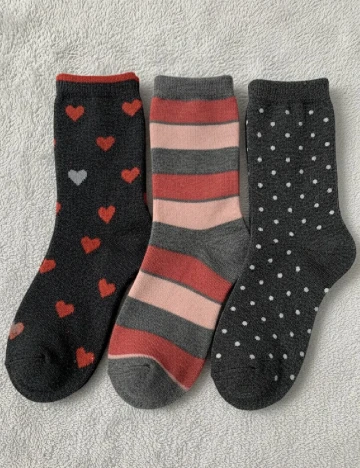 Set sosete 3 perechi Cozzi, mix culori