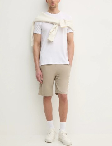 Pantaloni scurti ALPHA INDUSTRIES, maro