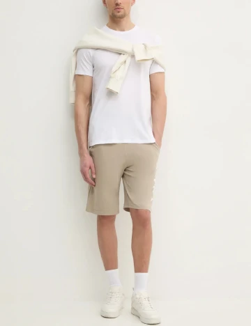 Pantaloni scurti ALPHA INDUSTRIES, maro