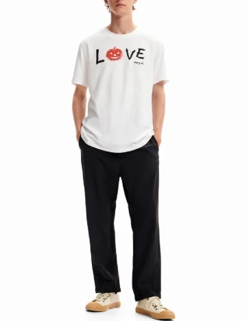 Tricou Desigual, alb