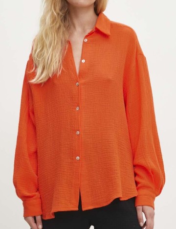 
						Camasa Answear LAB, portocaliu