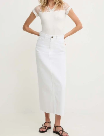 Fusta Answear LAB, alb