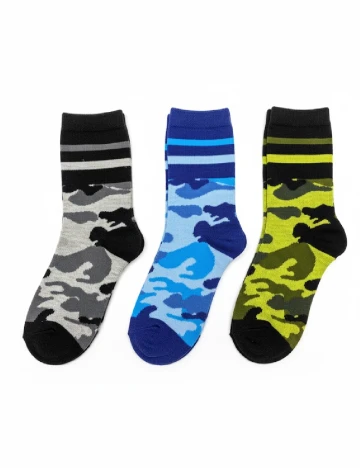 Set sosete 3 perechi Cozzi, mix culori