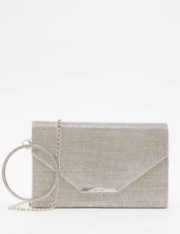 Geanta Aldo, argintiu