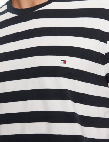 Tricou Tommy Hilfiger, alb/bleumarin