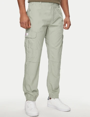 Pantaloni Tommy Jeans, verde