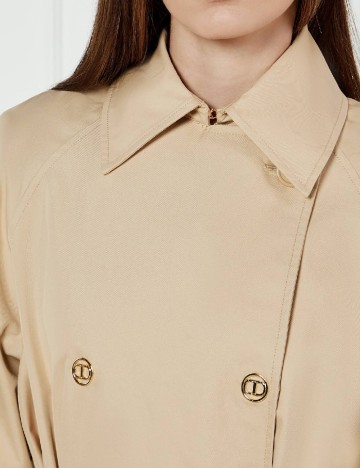 Trench Twinset, crem