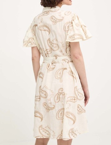 Rochie scurta Answear LAB, crem