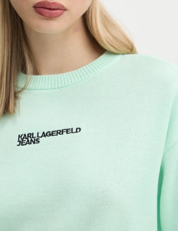 Bluza Karl Lagerfeld Jeans, verde