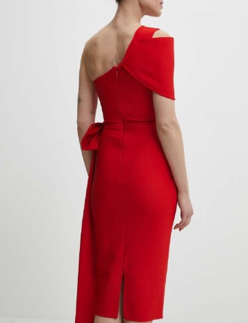 Rochie medie Answear LAB, rosu