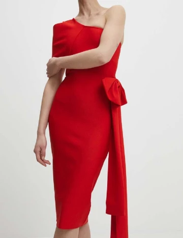 Rochie medie Answear LAB, rosu
