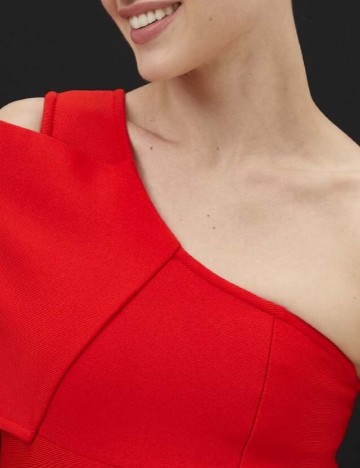 Rochie medie Answear LAB, rosu