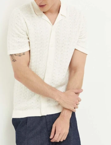 Camasa Abercrombie&Fitch, alb