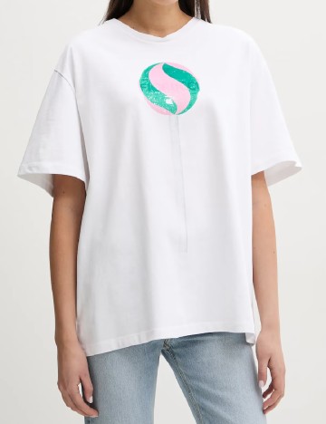 
						Tricou FIORUCCI, alb