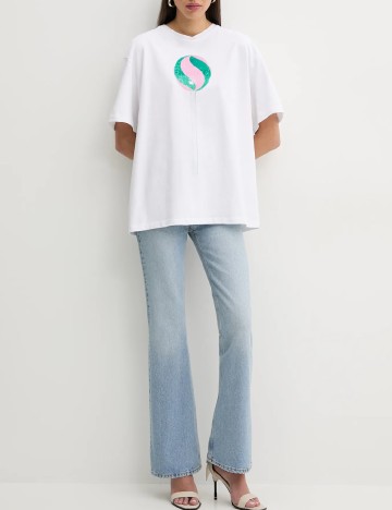 Tricou FIORUCCI, alb