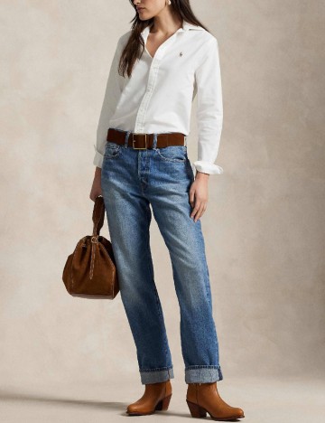 Camasa Polo Ralph Lauren, alb