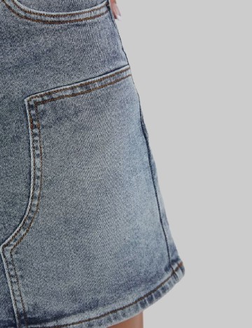 Fusta Guess, albastru