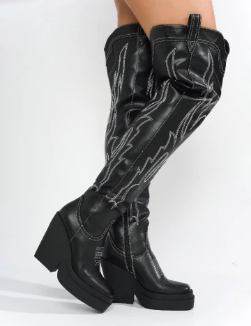 Cizme Cape Robbin, negru