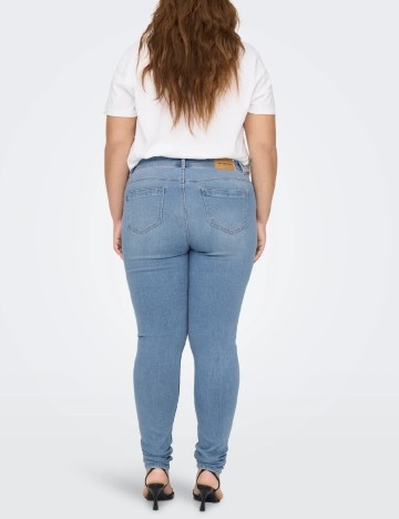 Blugi Only Carmakoma, albastru