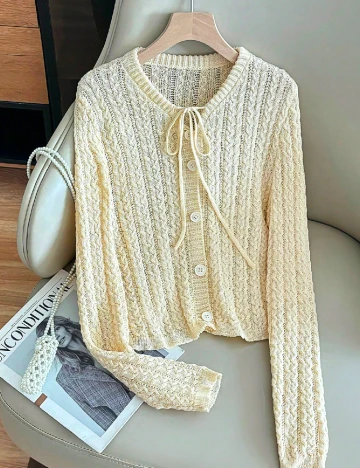 Cardigan SHEIN, galben