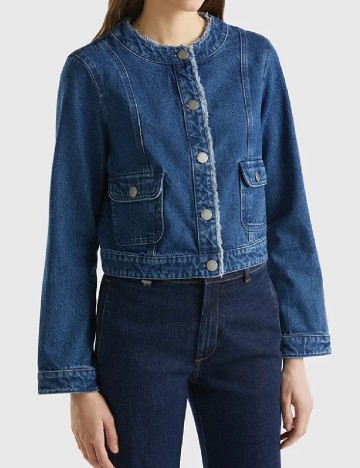 
						Jacheta United Colors, albastru